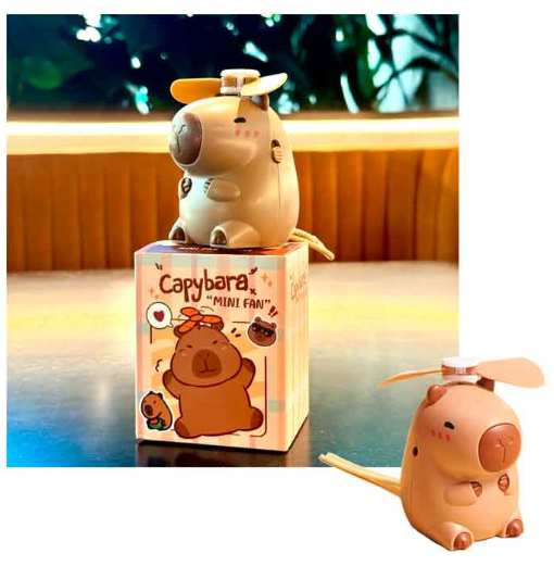 MINI VENTILADOR CAPIBARA