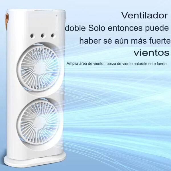AIRE ACONDICIONADO VENTILADOR INVERTIDO DUAL RGB