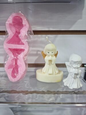 MOLDE DE SILICONA 3D DISEÑO ANGELITO