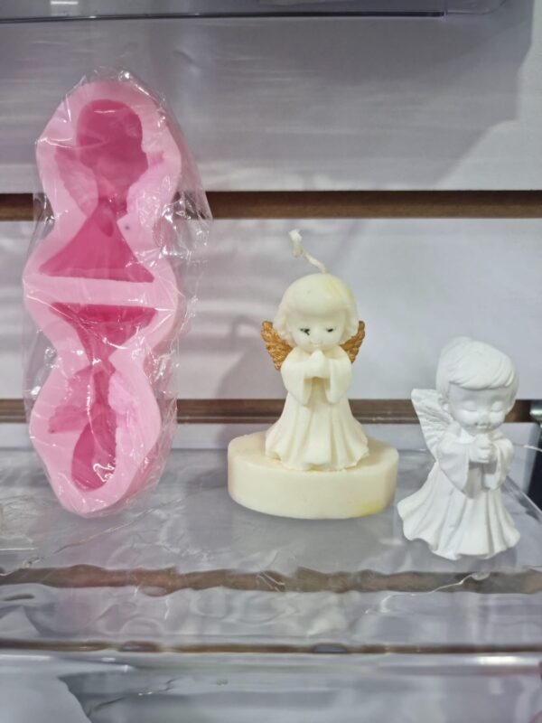 MOLDE DE SILICONA 3D DISEÑO ANGELITO
