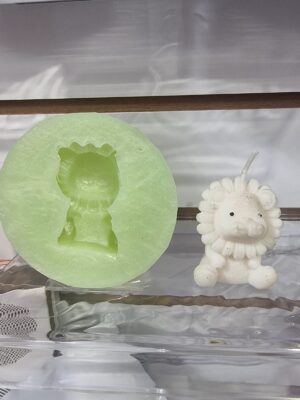 MOLDE DE SILICONA 3D - DISEÑO LEONCITO