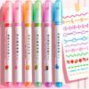 ROTULADOR DOBLE PUNTA KAWAI SET DE 6 UND