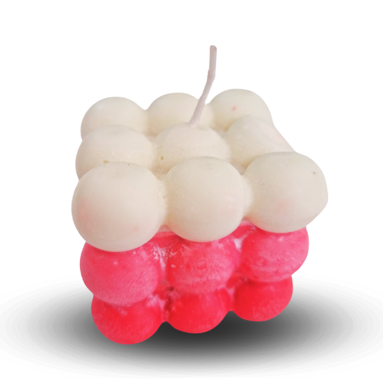 VELAS AROMÁTICAS DISEÑO DE BURBUJAS
