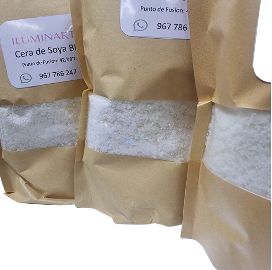 CERA DE SOYA DE BAJO PUNTO DE FUSIÓN X 1KG
