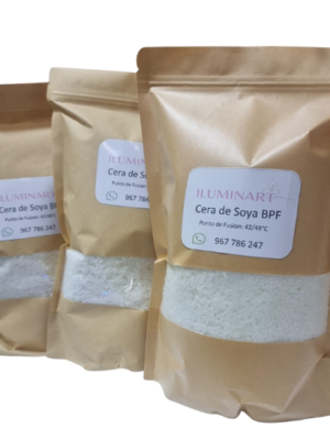 CERA DE SOYA DE BAJO PUNTO DE FUSIÓN X 1KG
