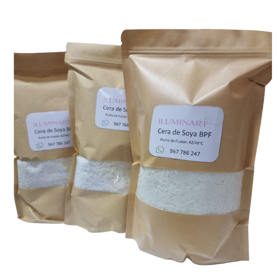 CERA DE SOYA DE BAJO PUNTO DE FUSIÓN X 1KG