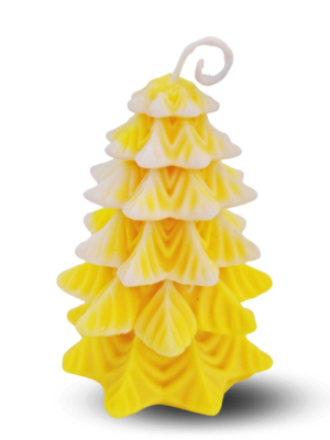 VELA I DISEÑO VELA NAVIDAD AMARILLO