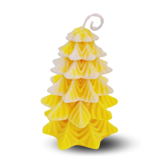 VELA I DISEÑO VELA NAVIDAD AMARILLO