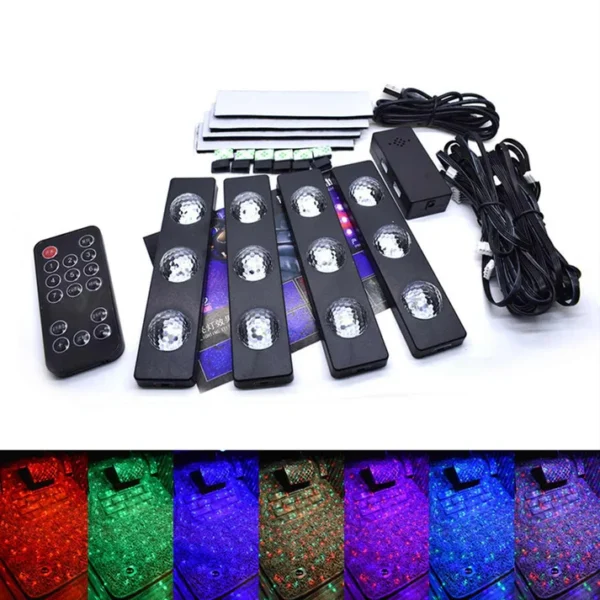 Luces LED interiores para auto