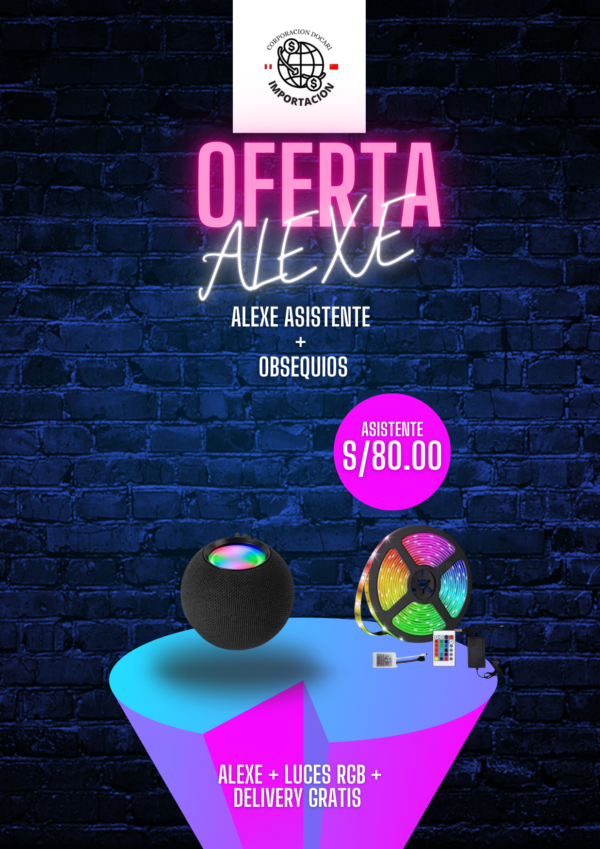 ASISTENTE PERSONAL + LUCES RGB